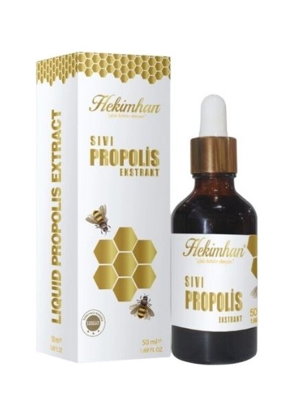 Sıvı Propolis Ekstrakt Alkol Bazlı 50 ml