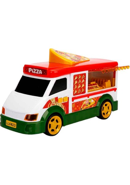 Sesli ve Işıklı Pizza Arabası