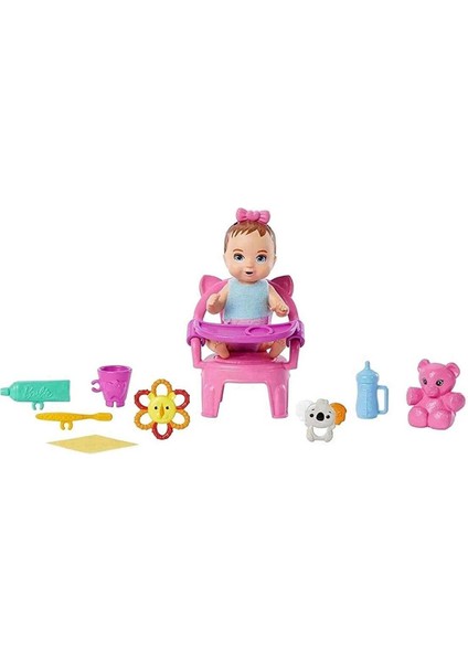 Bebek Bakıcısı Özellikli Minik Bebekler GHV83 - Beslenme Zamanı HJY29