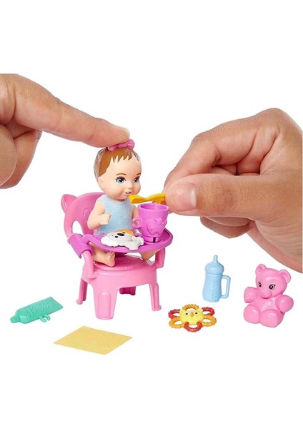 Bebek Bakıcısı Özellikli Minik Bebekler GHV83 - Beslenme Zamanı HJY29