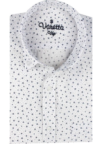 Erkek Lacivert Cepli Klasik Kesim Pamuklu Kısa Kollu Gömlek fiyatları