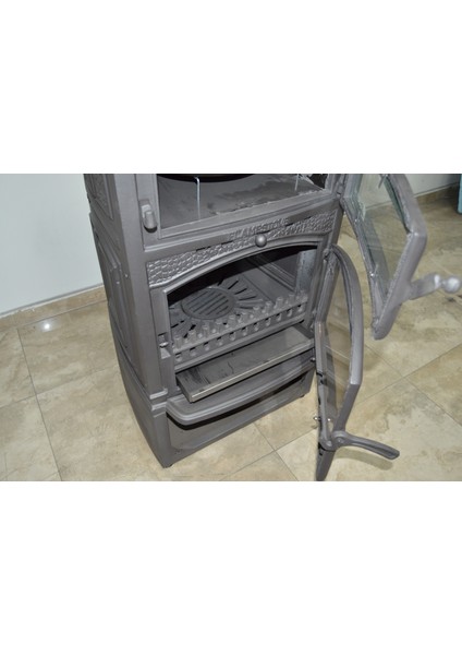 FS-013YKST Yandan Kapaklı Kuzineli Pik Döküm Şömine Soba modelleri