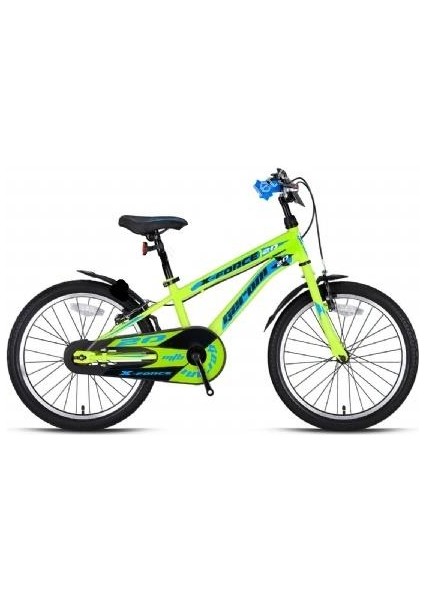 X-Force - 20" Mtb - 10' - Vitessiz - V.b. - Neon Sarı-Mavi