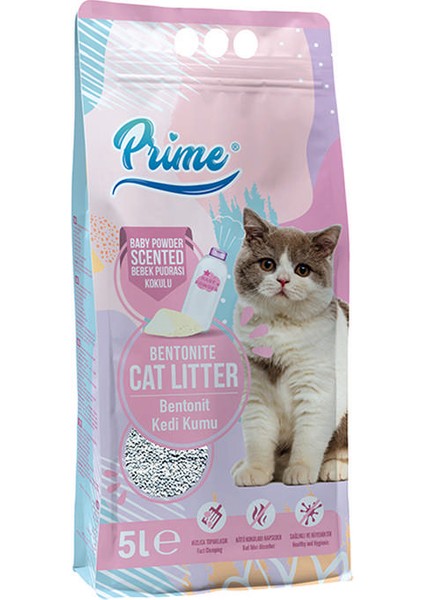 Ince 5 Lt Pudralı Bentonit Kedi Kumu