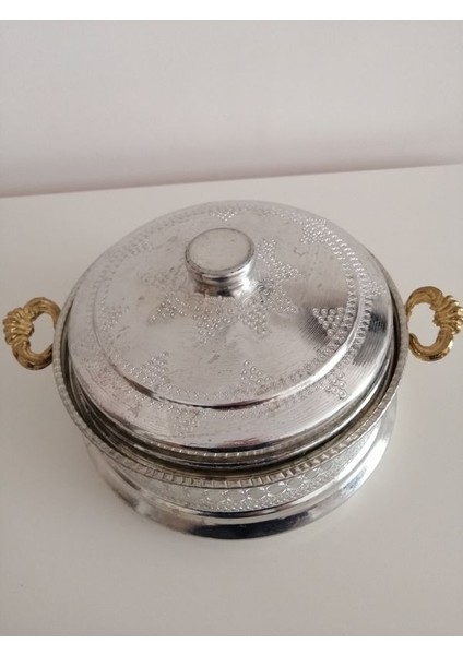 Bakır Beyaz Mardin Tenceresi 24 cm