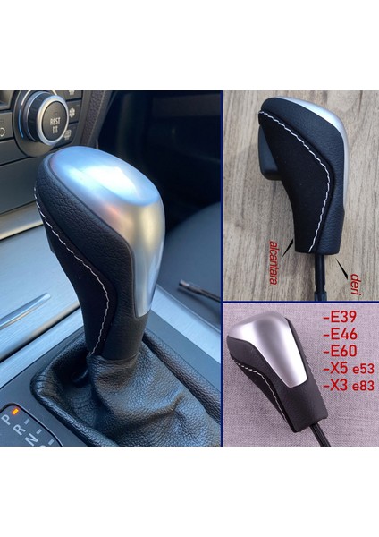Bmw E39 M Sport Otomatik Vites Topuzu - E39 Aksesuar Deri Nubuk