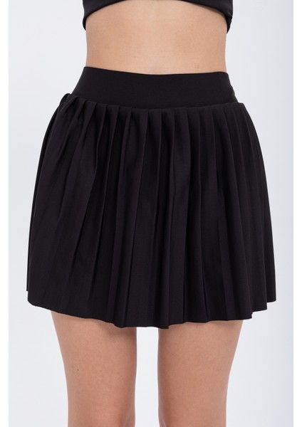 EKE TEKSTİL Spor ve Günlük Kullanım Siyah Renk Plaj Şort Etek Havuz Deniz Mayo Yazlık Dans Şort Etek fırsatları