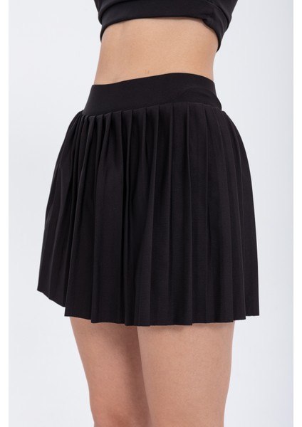 EKE TEKSTİL Spor ve Günlük Kullanım Siyah Renk Plaj Şort Etek Havuz Deniz Mayo Yazlık Dans Şort Etek indirimleri