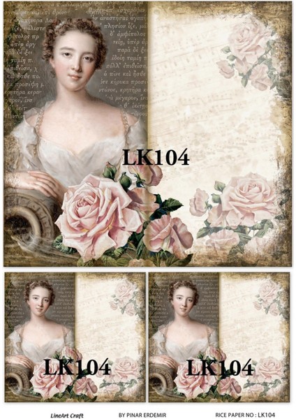 Pirinç Dekopaj Kağıdı LA-LK104