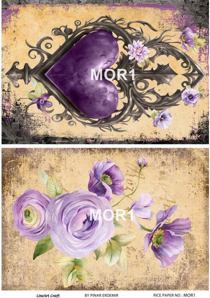 Pirinç Dekopaj Kağıdı La-Mor1