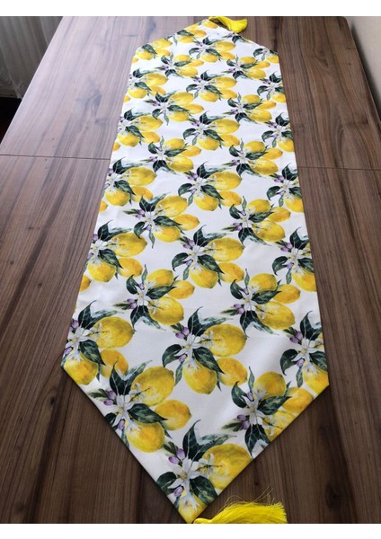 Limon Desenli Runner