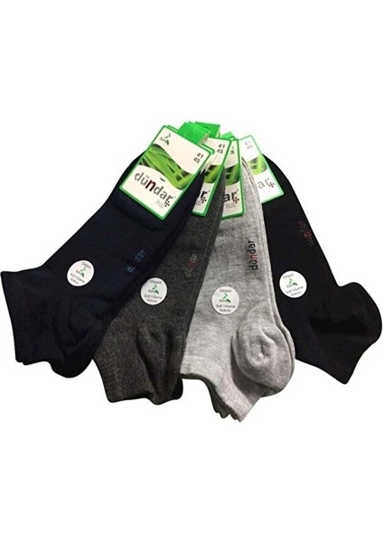 6' Lı Bambu Dikişsiz Koku Yapmayan Patik Çorap