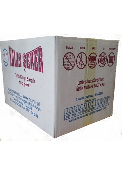 Tek Kağıt Sargılı Küp Şeker 5 kg