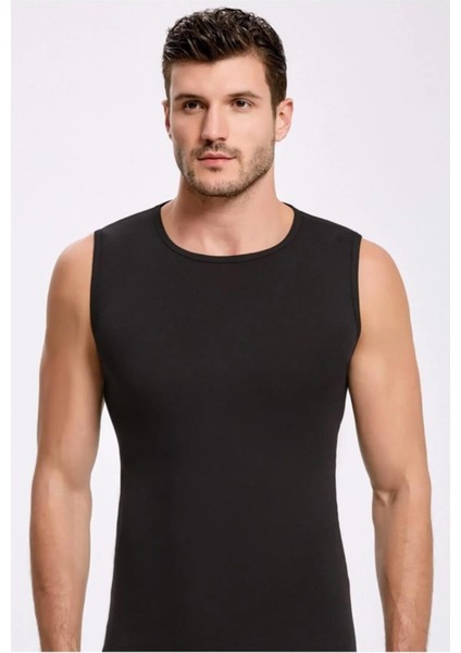 Ilke Erkek Bisiklet Yaka Kolsuz Badi Fanila Atlet 1006-1007 - 12 Adet modelleri