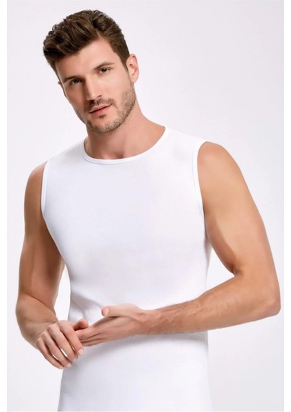 Ilke Erkek Bisiklet Yaka Kolsuz Badi Fanila Atlet 1006-1007 - 12 Adet fiyatları