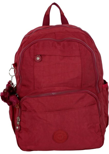 Cox 8826 Bordo Unisex Klinkır Kumaş Sırt Çantası