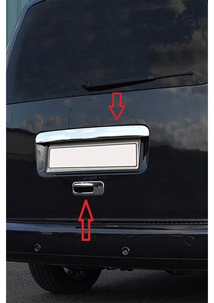 Volkswagen Caddy Uyumlu Bagaj Çıtası ve Bagaj Açma Seti P. Çelik (Tek Kapılı) 2004-2010