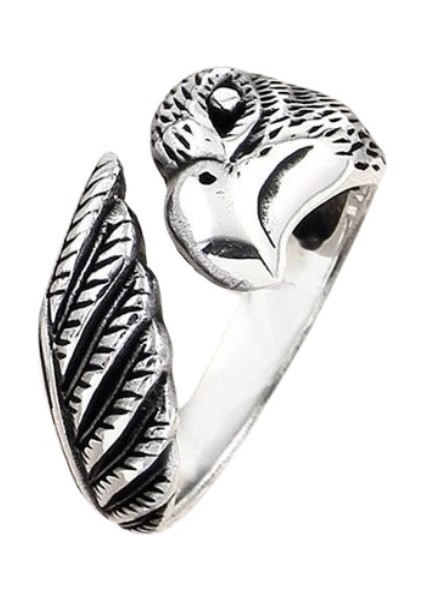 Gümüş Erkek Yüzük Kartal