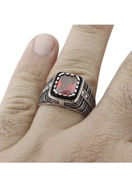 Gümüş Erkek Yüzük Markazit fiyatları