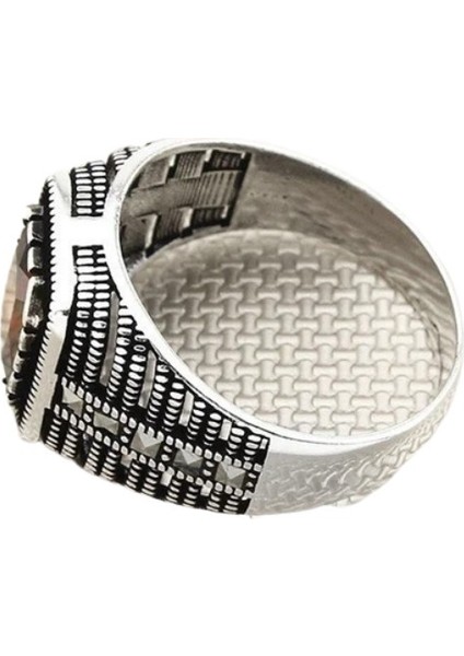 Gümüş Erkek Yüzük Markazit modelleri