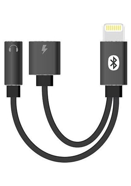 HY-XO45 Metal 2in1 Bluetooth Şarj ve Kulaklık Çevirici, Gri