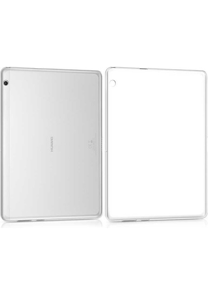 Huawei T3 10 (9.6 Inç ) Şeffaf Silikon Tablet Kılıf Korunaklı Yapı (T-Süper)