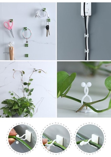 Sarmaşık ve Kablo Düzenleyici Çok Amaçlı Klips 10 Adet fiyatları