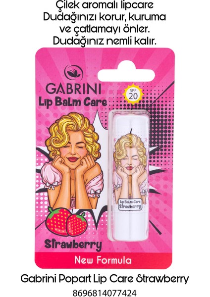 Dudak Balmı - Lip Care Strawberry