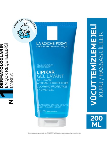La Roche Posay Lipikar Gel Lavant 200 ml - Jel Temizleyici