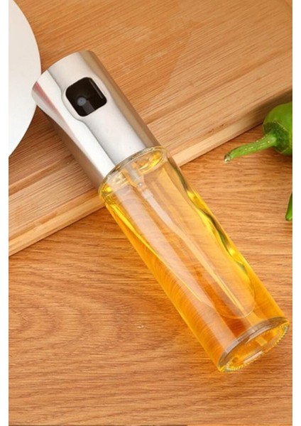 Yağdanlık Sprey Cam Şişe Zeytinyağı Sirke Yağ Püskürtücü 100 ml