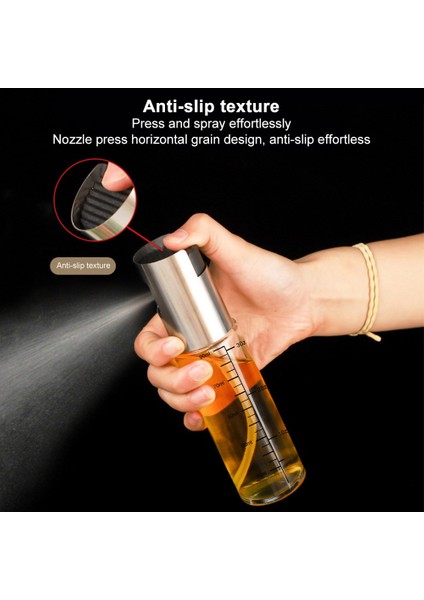 Yağdanlık Sprey Cam Şişe Zeytinyağı Sirke Yağ Püskürtücü 100 ml indirimleri