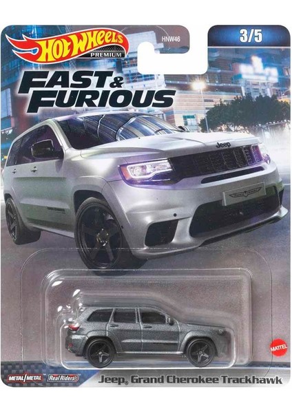 Hotwheels Hot Wheels Fast-Furious Premium Arabalar HNW46 - Jeep Grand Cherokee Trackhawk