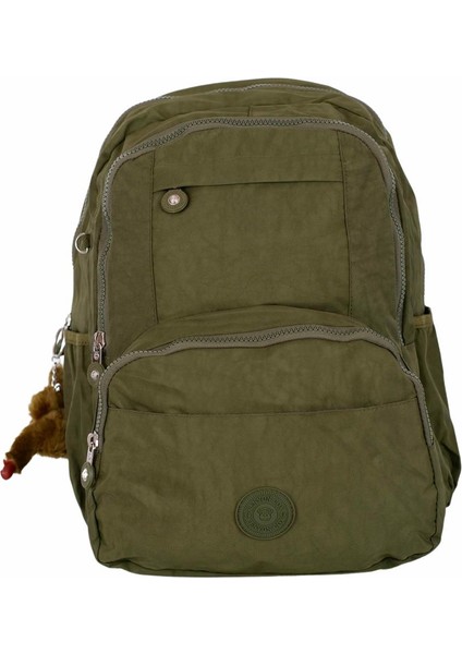 Cox 8826 Haki Unisex Klinkır Kumaş Sırt Çantası