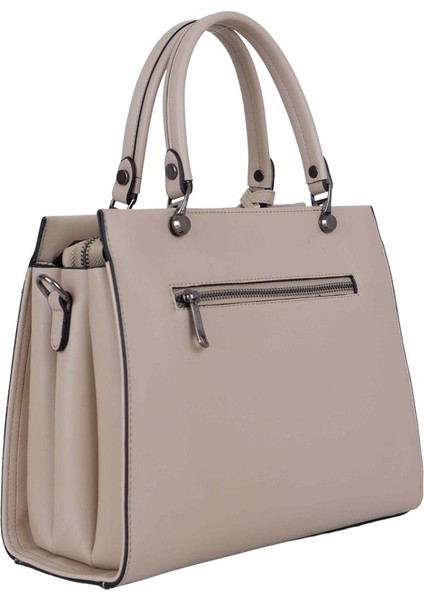 M824 Bej Suni Deri Bayan Çapraz El ve Omuz Çantası fırsatları