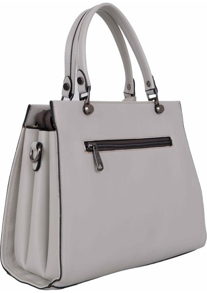 M824 Açık Gri Suni Deri Bayan Çapraz El ve Omuz Çantası modelleri