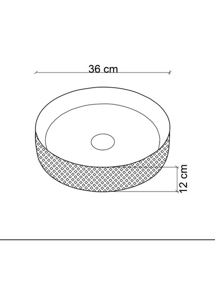 EY-4703 Tezgah Üstü Lavabo