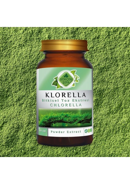 Chlorella Toz Ekstresi 80 Gr. Cam Kavanoz modelleri