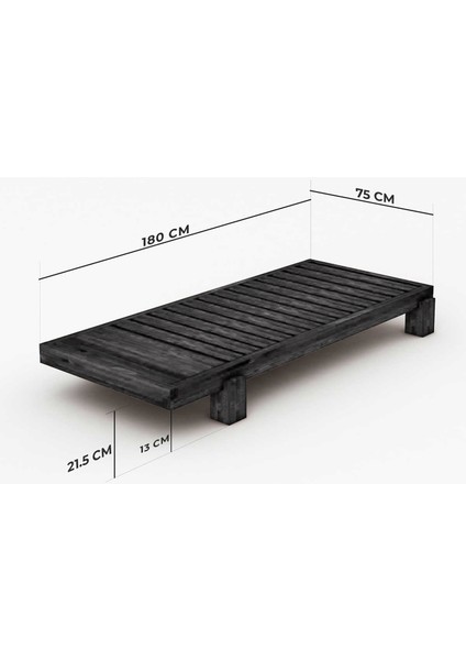 Arin Masif Ceviz-Lacivert Renk Sedir CPT8382-200