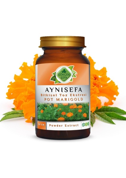 Aynısefa Toz Ekstresi 50 gr. Cam Kavanoz