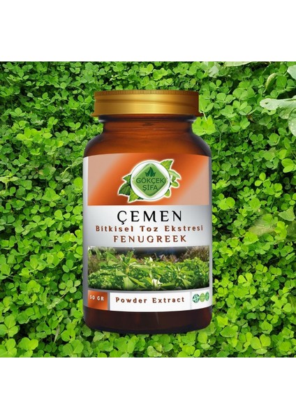Çemen Toz Ekstresi (Trigonella foenum-graecum L.) 50 gr. Cam Kavanoz