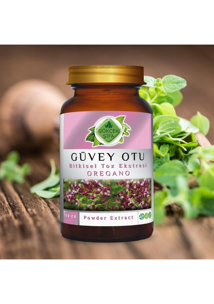 Güvey Otu (Oregano) Toz Ekstresi 100 gr Cam Kavanoz