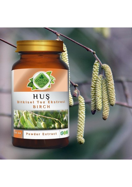 Huş Toz Ekstresi 80 Gr. Cam Kavanoz