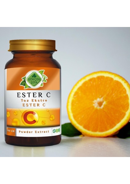 Ester C Toz Ekstresi 100 Gr. Cam Kavanoz