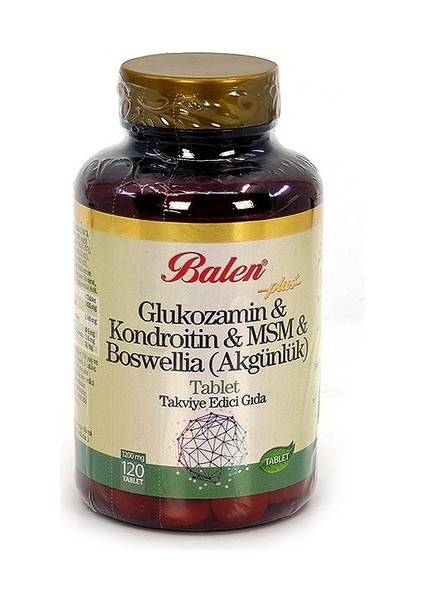 & Kondroitin & Msm &Boswellia ( Akgünlük ) 1200 Mg 120 Tablet