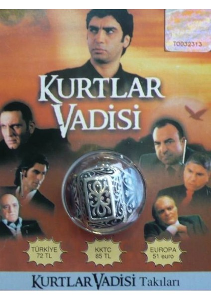 925 Ayar Gümüş Lisanslı Kurtlar Vadisi Orijinal Taşsız Erkek Yüzük modelleri