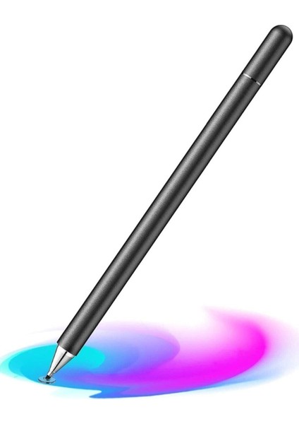 Dokunmatik Çizim Kalemi Tablet ve Telefonla Uyumlu Disk Uçlu Sugar Black