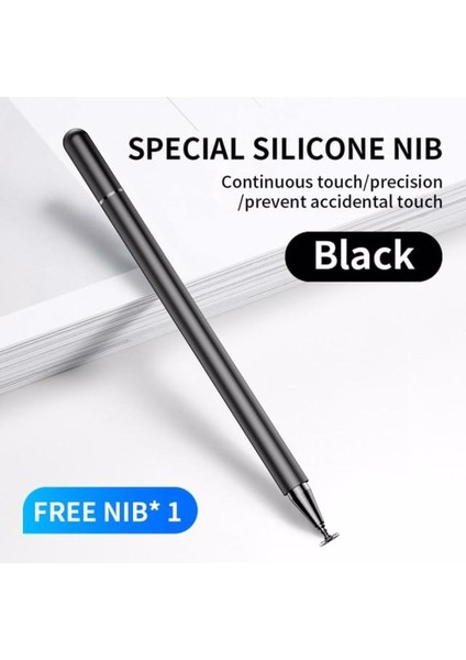 Dokunmatik Çizim Kalemi Tablet ve Telefonla Uyumlu Disk Uçlu Sugar Black fiyatları