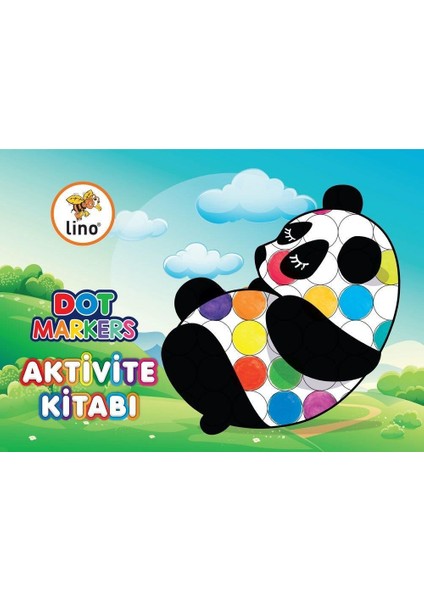 Mini Dot Markers 6 Renk Yıkanabilir +Aktivite Boyama Kitabı Seti