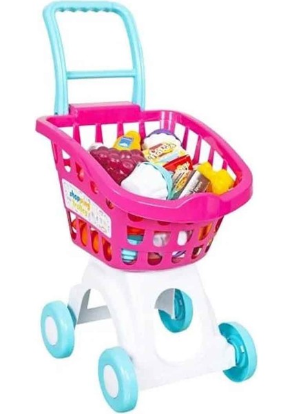 Ilk Market Arabam 16 Parça - Pembe Sepetli