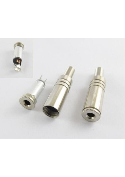 3.5 mm Trs Stereo Dişi Metal Jack - 10 Adet fiyatları